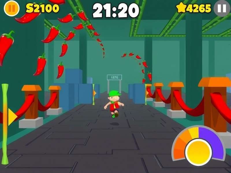 Hot Foot Pepper spice meter showing different levels of difficulty